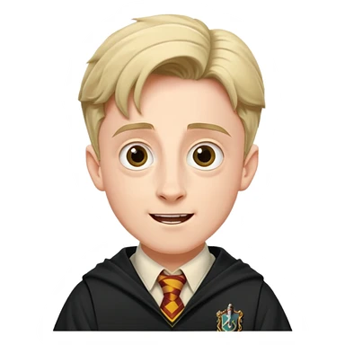 Hugh Mitchell is colin creevey in harry potter, wear hogwarts uniform, small and skinny, with a perpetual look of excitement on his face. sticker