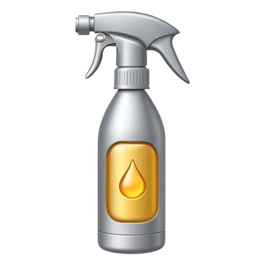 magnesium spray bottle, metallic sticker