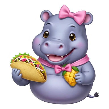 🦛🦛🎀🎀🌮🌮🧴🧴🥭🥭 sticker