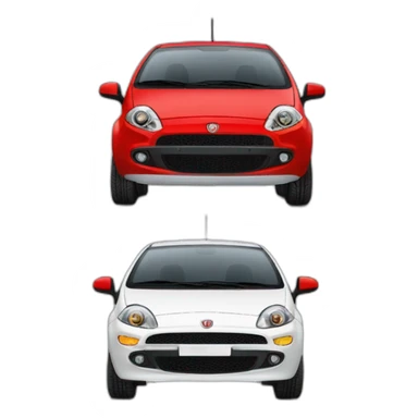 lightning mcqueen fiat punto sticker