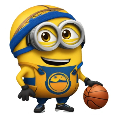 minions basketball milwaukee sticker