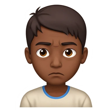 an ugly Indian boy sticker