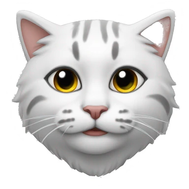 Кошка белая  sticker