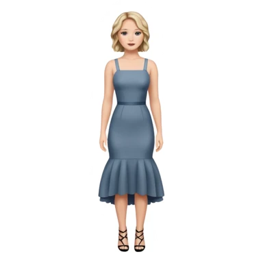 Jennifer Lawrence, full body portrait  sticker