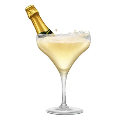 Jet champagne new years 2025 sticker