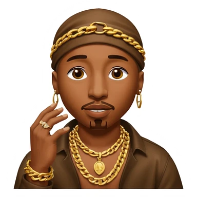 tupac qui chante sticker