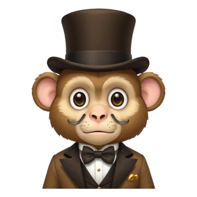 rich monkey sticker