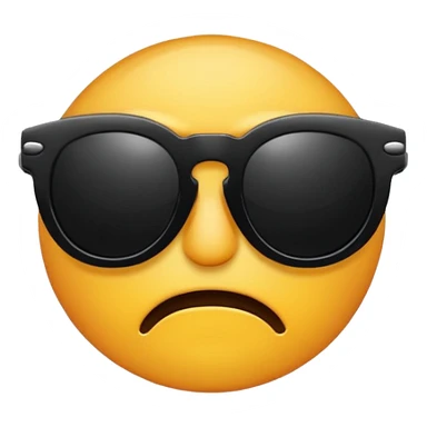 Angry Sunglasses sticker