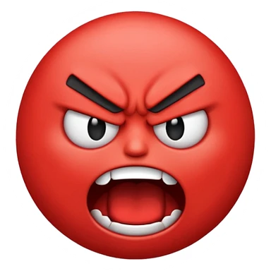 emoji showing anger sticker