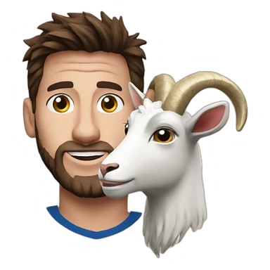 messi goat sticker