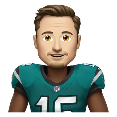 Elon musk in jaguars jersey sticker