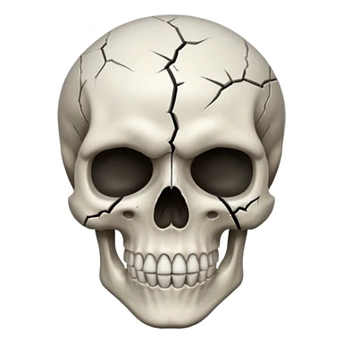 Mind blowing skull sticker