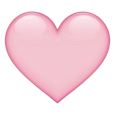Thin pink Hollow Heart thinly  outline lines sticker