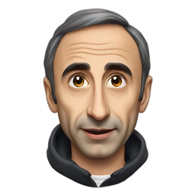 Éric Zemmour qui sourit sticker
