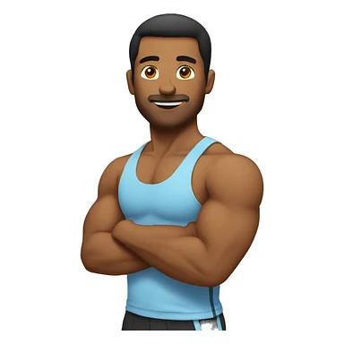 gym man emoji sticker