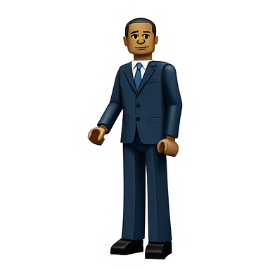 BARACK OBAMA full body lego sticker
