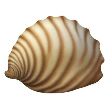 Sea cow shell sticker