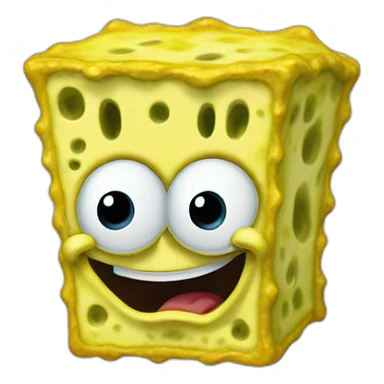 Flabbergasted spongebob sticker