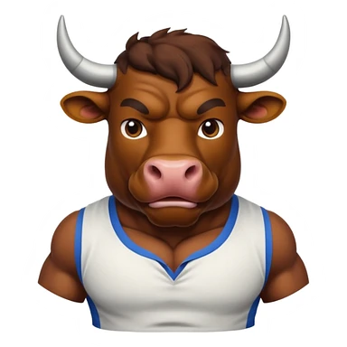 bull with shirt sticker