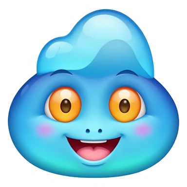 charactarised colorful minerals with eyes and mouth single sticker