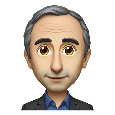 Éric zemmour avec un rat sticker