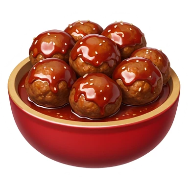 barbecue meatball sticker