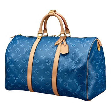 Blue louis vuitton keepall sticker