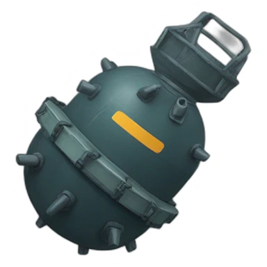 sea mine sticker