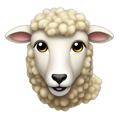 hydrid sheep cheetah sticker