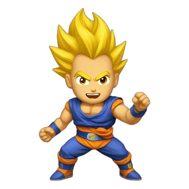 Gmail super saiyan sticker