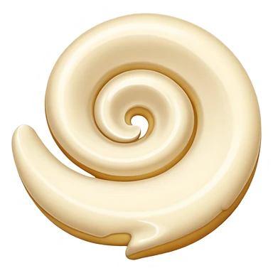 just Cream without a plate or a cake sticker