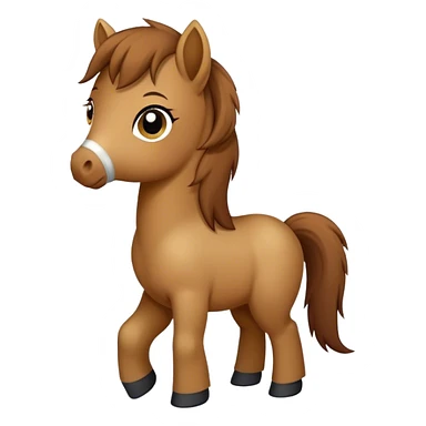 Small poney sticker