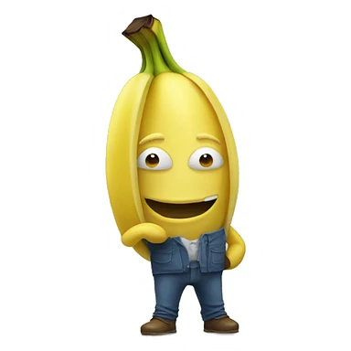 Banana man sticker