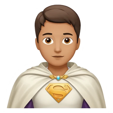 shoulder white cape sticker