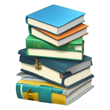 Resource Emoji 
Usage: To refer to shared resources or reference materials.
Design Idea: A stack of books with a box of pins. sticker