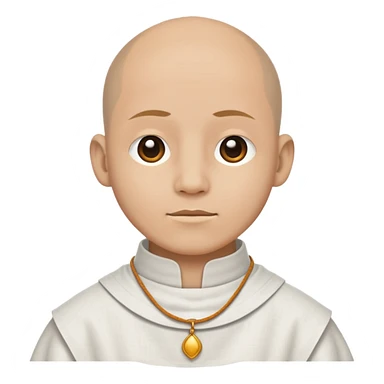 monk's collar sticker