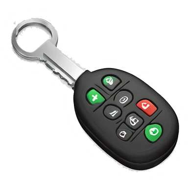 car key remote sticker
