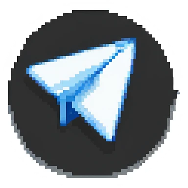 telegram logo sticker