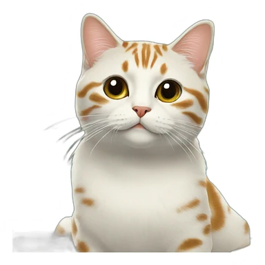 Tortu sur chat sticker