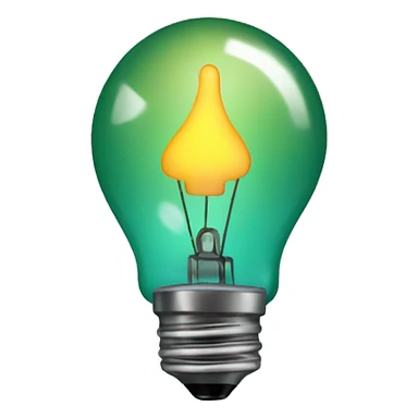 christmas lightbulb sticker