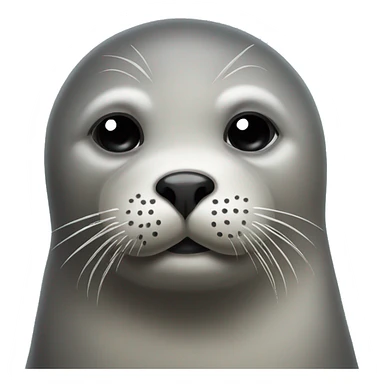 Seal with a bow on its head sticker
