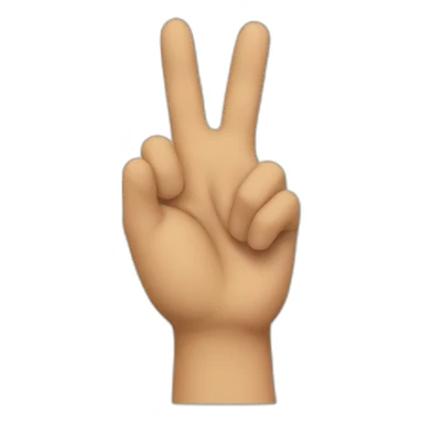 positivity hand sign sticker