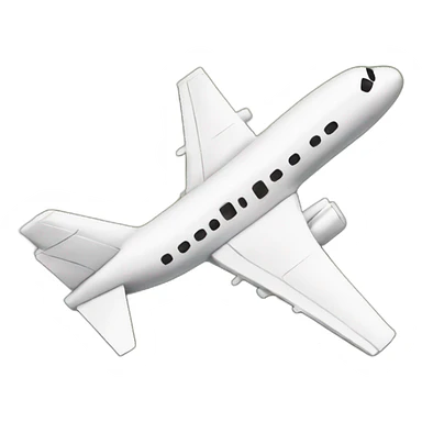 ticket airplane sticker