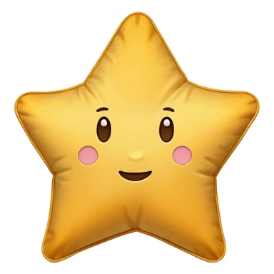 star shaped pillow sticker