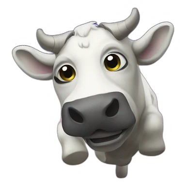 space cow sticker