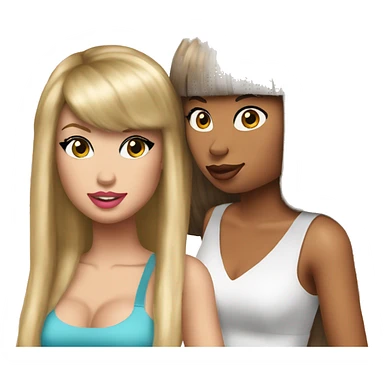 Taylor swift & Nicki Minaj  sticker