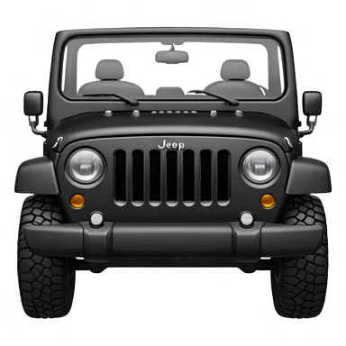 Jeep grill just headlights and grille slots sticker