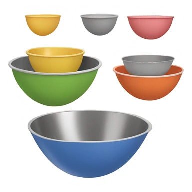 different sizes of Mixing Bowls  sticker