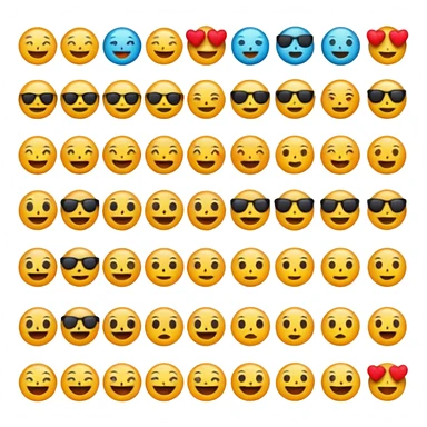 Aesthetic emoji's sticker