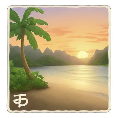 postcard stamp sticker sticker